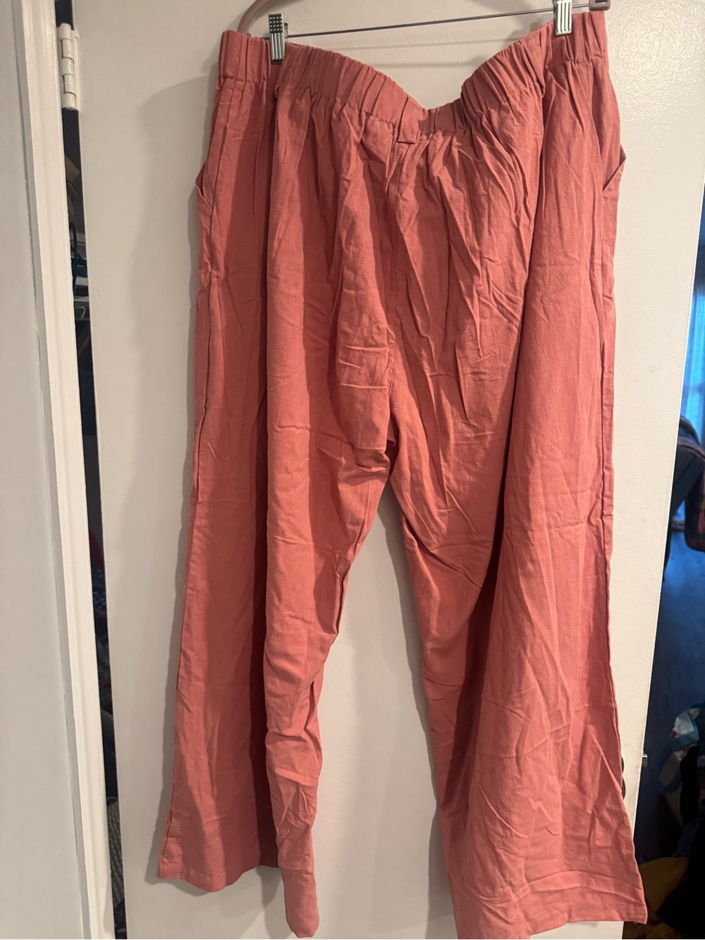 NWT HALARA Wide-Leg Pants in Terracotta SIZE 3x| business casual athleisure - Picture 7 of 7